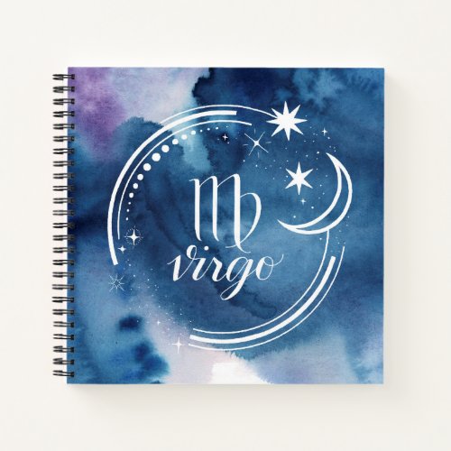 Watercolor Astrology _ Virgo Notebook