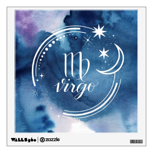 Watercolor Astrology _ Virgo Wall Decal