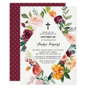 confirmation invitations zazzle