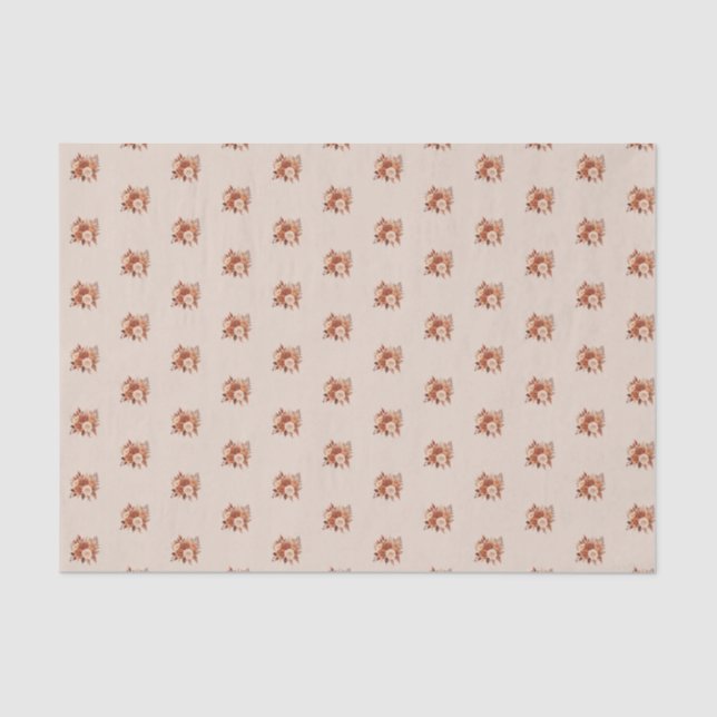 Watercolor Autumn Elegance- Tissue Paper (Front)
