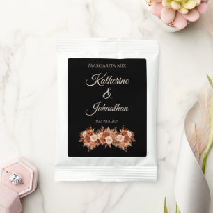 Watercolor Autumn Elegance-Wedding Favors- Margarita Drink Mix