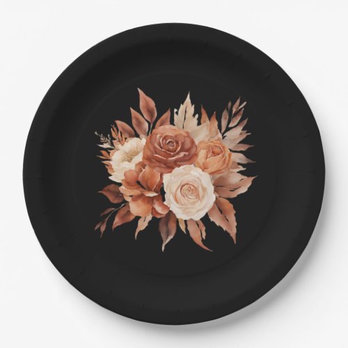 Watercolor Autumn Elegance_Wedding Paper Plates