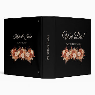 Watercolor Autumn Elegance-Wedding Plans 3 Ring Binder
