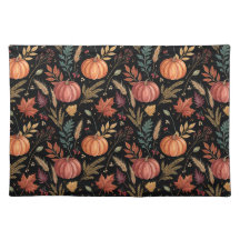 Watercolor Autumn Harvest Pattern