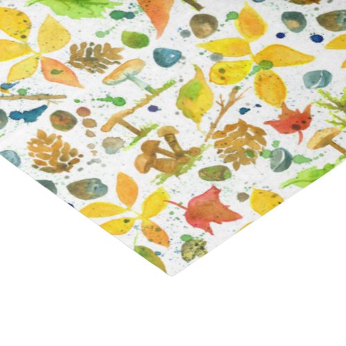 Watercolor Autumn Leaves Tissue Paper