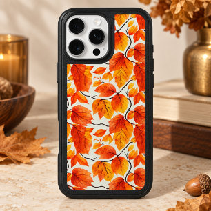 Watercolor Autumn Leaves – Vibrant Fall Foliage iPhone 16 Pro Max Case