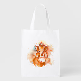 Watercolor Awagne     Grocery Bag