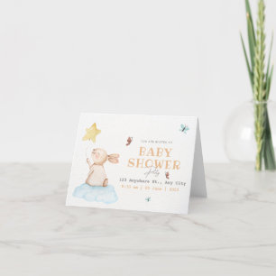 Watercolor Baby Shower Card