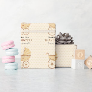 Watercolor Baby Shower Wrapping Paper