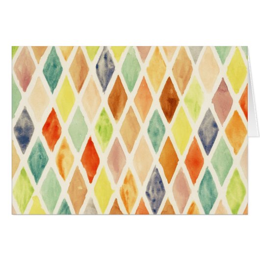 Watercolor background cards (Front Horizontal)