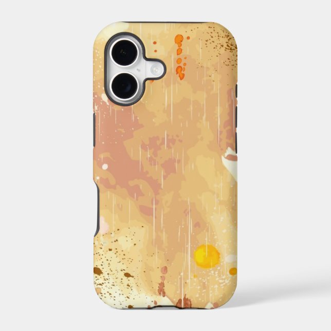 watercolor background iphone case (Back)