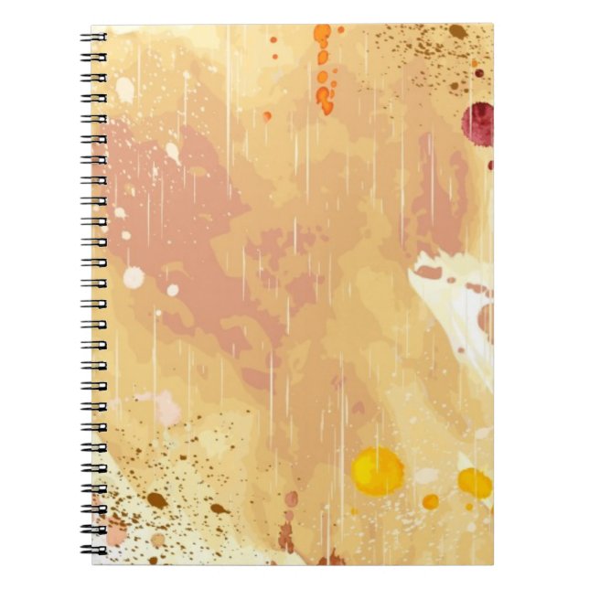 watercolor background notebook (Front)
