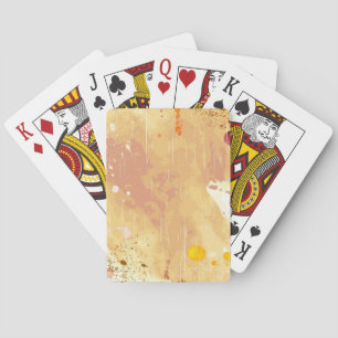 watercolor background poker cards