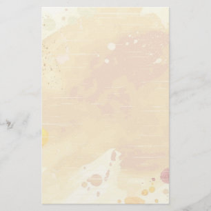 watercolor background stationery