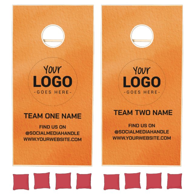 Watercolor background Team Logo Game (Set)