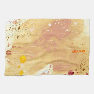 watercolor background towel