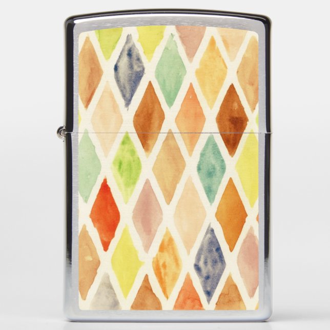 Watercolor background zippo lighter (Front)