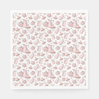 Watercolor Bakery Desserts Paper Napkins