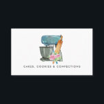 Watercolor Bakery Logo | Floral Business Card<br><div class="desc">Elegant hand painted business cards featuring beautiful watercolor bakery logo. Add your full contact information to the back. A unique and elegant choice for any bakery business. Add your custom wording to this design by using the "Edit this design template" boxes on the right hand side of the item, or...</div>