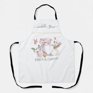 Watercolor Bakery stand mixer Apron