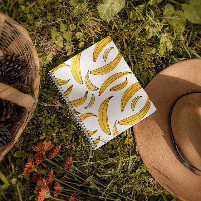 Watercolor bananas - yellow notebook (Creator Uploaded)