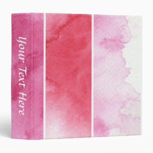 watercolor banners background for your design 3 ring binder