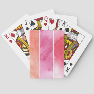 watercolor banners background for your design poker cards