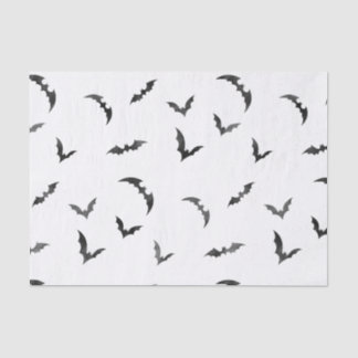Watercolor Bats Halloween Tissue Paper