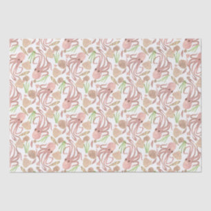Watercolor Beach Octopus Tissue Paper