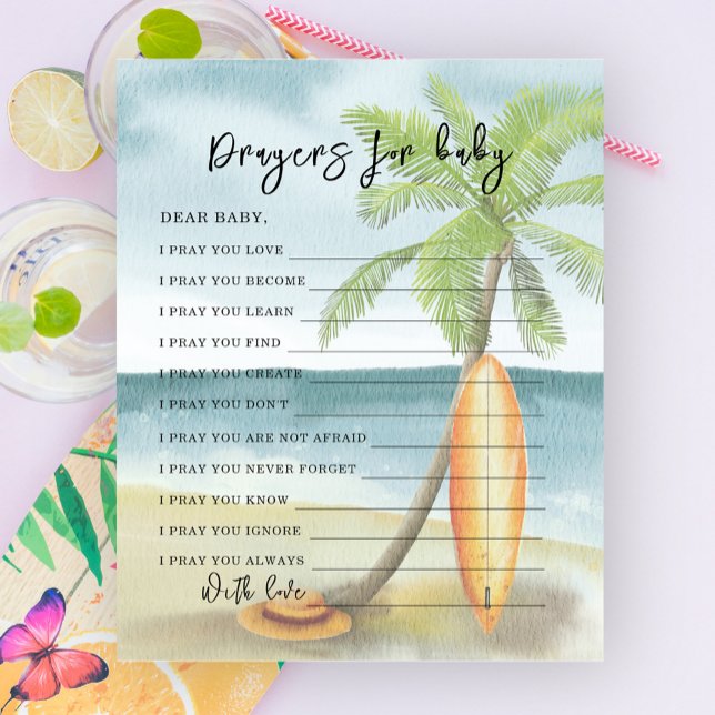 Watercolor beach - Party game | prayers for baby (Creator Uploaded)