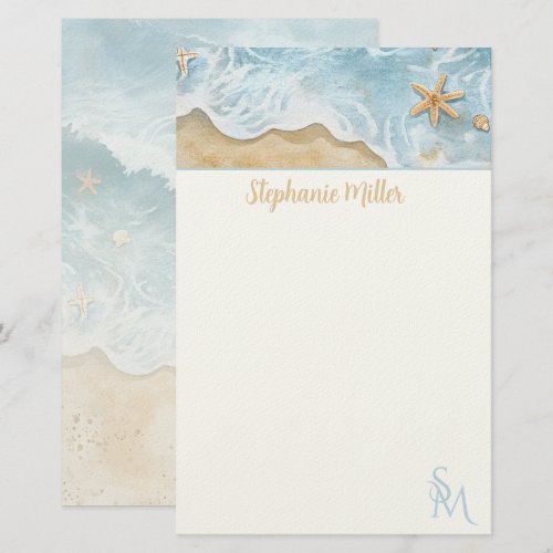 Watercolor Beach Stationery