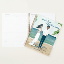Watercolor Beach Wedding Planner