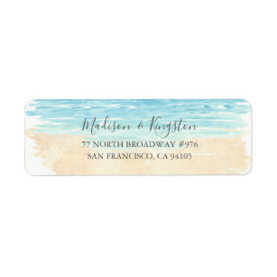 Wedding Return Address Labels | Zazzle