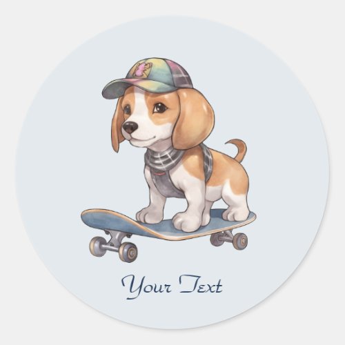 Watercolor Beagle Sticker