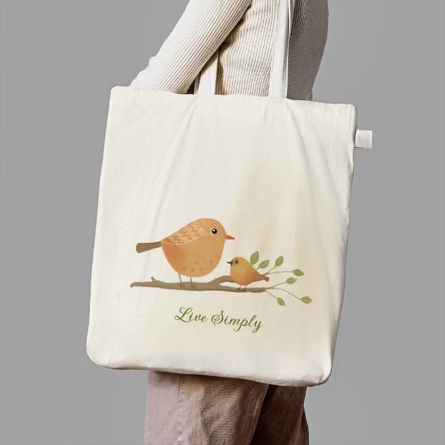 Watercolor beautiful birds tote Bag (Watercolor beautiful birds tote Bag
)