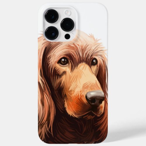 WATERCOLOR BEAUTIFUL RED IRISH SETTER DOG Case_Mate iPhone 14 PRO MAX CASE