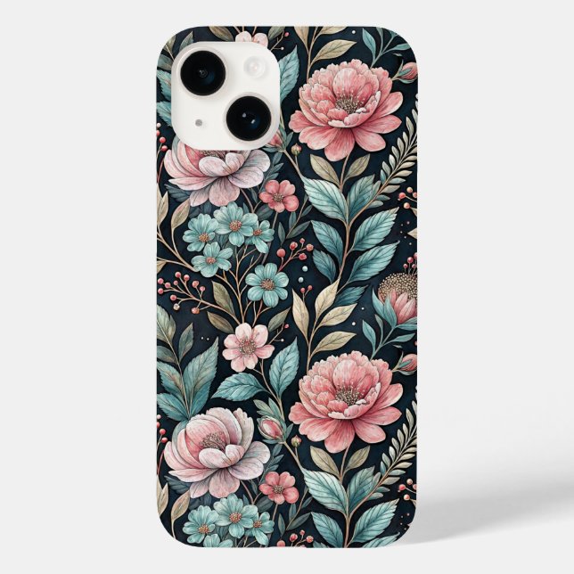 Watercolor Beautiful Wildflowers  Case-Mate iPhone Case (Back)