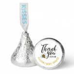 Watercolor Bee Baby Shower Thank You  Hershey®'s Kisses®