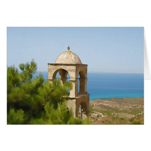 Watercolor bell tower cards (Front Horizontal)