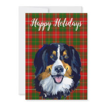 Watercolor Bernese Mountain Dog  Custom
