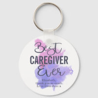 Watercolor Best Caregiver Ever Appreciation
