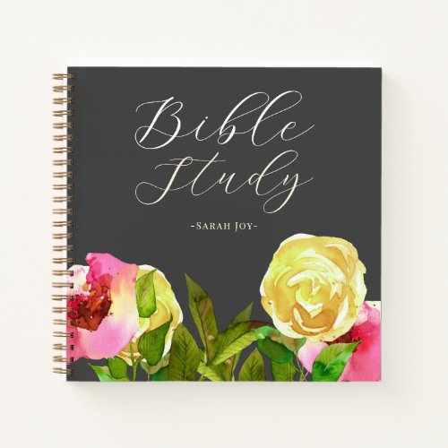 Watercolor Bible Study Journal