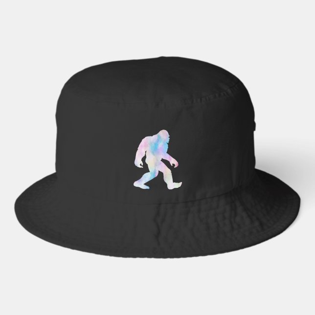 Watercolor Bigfoot      Bucket Hat (Front)