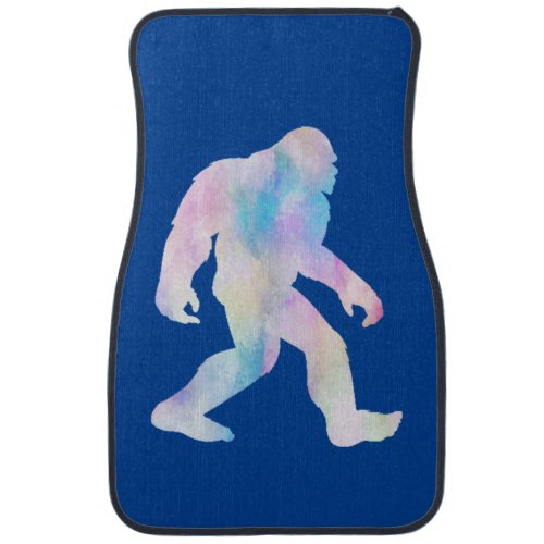 Watercolor Bigfoot         Car Floor Mat