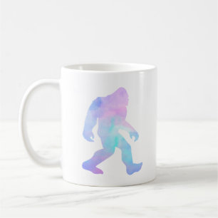 Watercolor Bigfoot Coffee Mug
