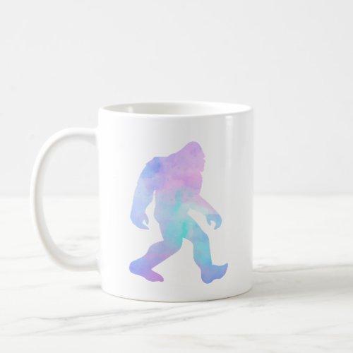 Watercolor Bigfoot       Coffee Mug