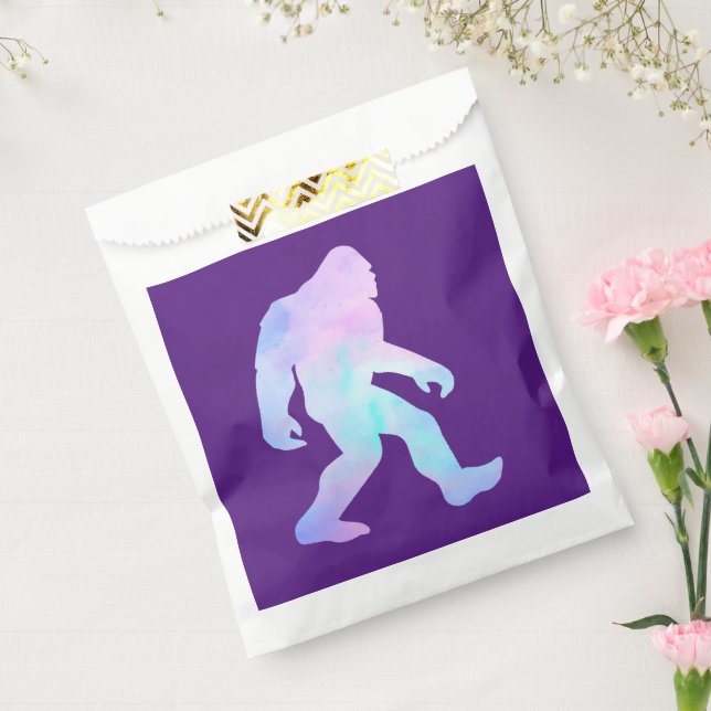 Watercolor Bigfoot Favor Bag (Sealed)