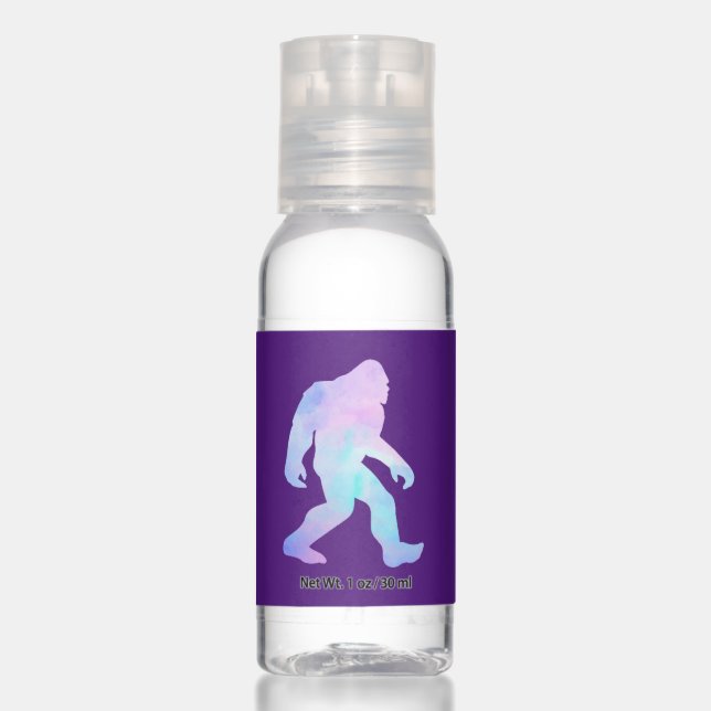 Watercolor Bigfoot Hand Sanitizer (Front)