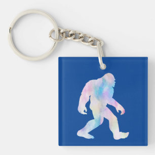 Watercolor Bigfoot      Keychain