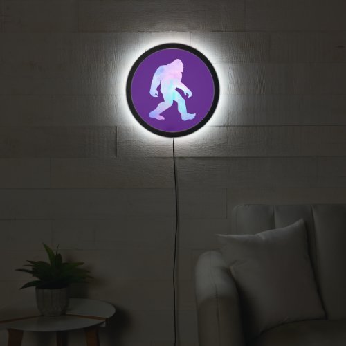 Watercolor Bigfoot    LED Sign